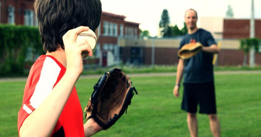 playing catch