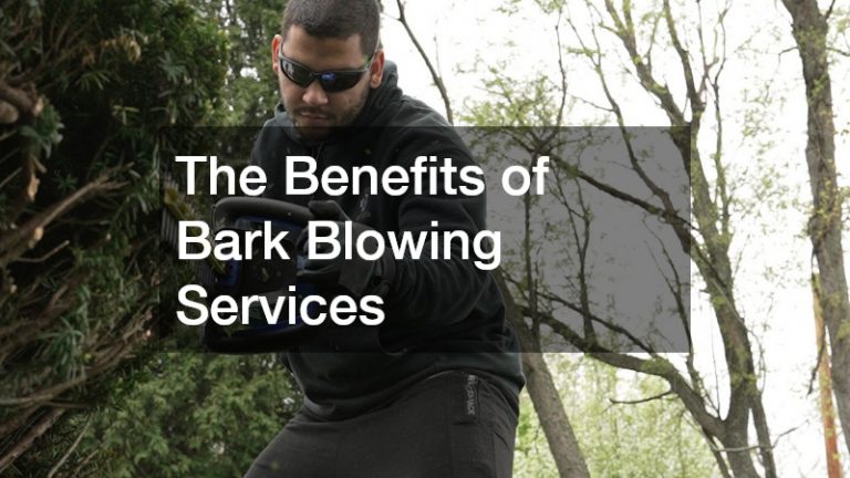 The Benefits of Bark Blowing Services
